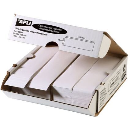 Apli Versandetiketten, 140 x 40 mm, wei