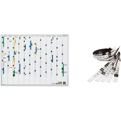 magnetoplan Kalenderstreifen 2025 fr Jahresplaner 1241212