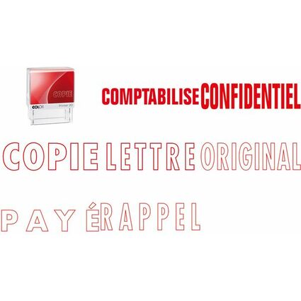 COLOP Tampon avec texte Printer 20 "CONFIDENTIEL"