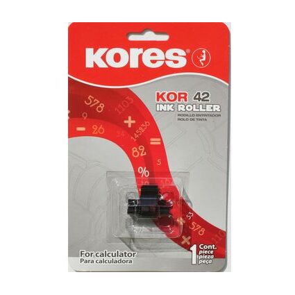 Kores Farbrolle fr EPSON IR78, schwarz und rot