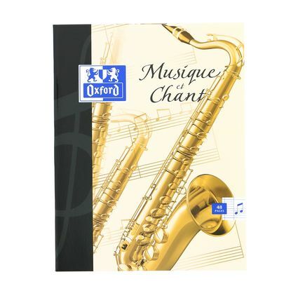 Oxford Cahier de musique et chant, piqre, 240 x 320 mm