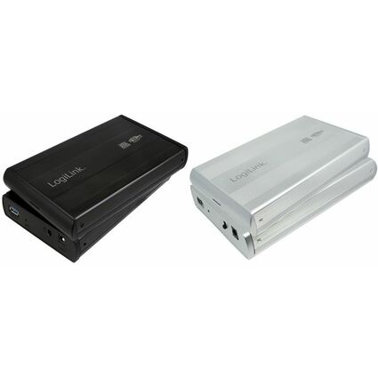 LogiLink 3,5" SATA Festplatten-Gehuse, USB 3.0, silber