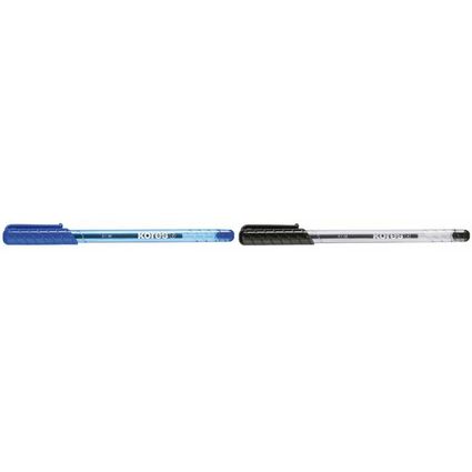 Kores Einweg-Kugelschreiber K-PEN K1, blau, Strichstrke: M