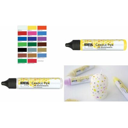 KREUL Candle Pen, gelb, 29 ml