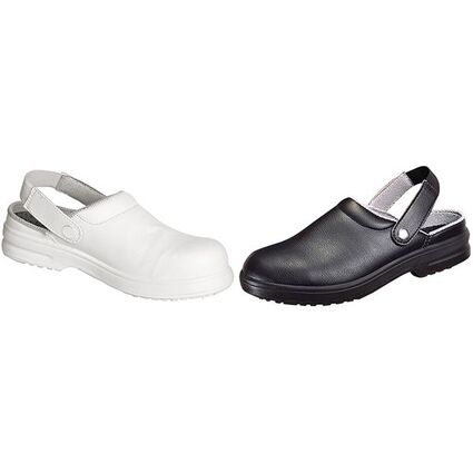 HYGOSTAR Sicherheitsschuh Clog CLASSIC, Gre: 42, wei