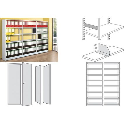 kerkmann Grund-Regal Progess 500, 8 Bden, (H)2.600 mm