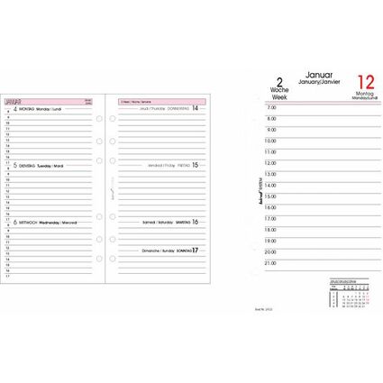 bind Ersatzkalender 2026 fr Terminplaner A6, Modell 10603