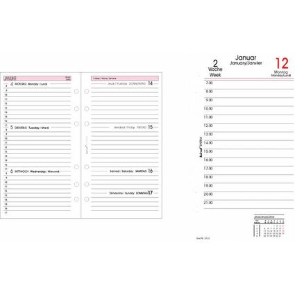 bind Ersatzkalender 2025 fr Terminplaner A6, Modell 10603