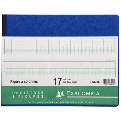 EXACOMPTA Piqre, 8 colonnes sur 1 page, 31 lignes