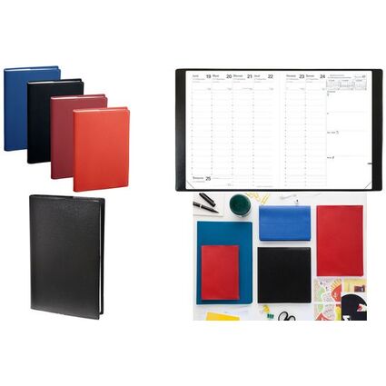QUO VADIS Agenda "Prsident", 210 x 270 mm, 2026, noir