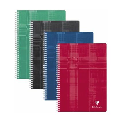 Clairefontaine Cahier  spirale, A4, quadrill 5/5 + marge