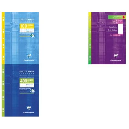 Clairefontaine Feuillets mobiles, A4, sys, 200 pages