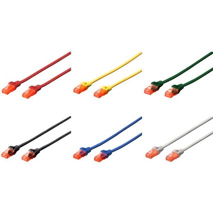 DIGITUS Patchkabel, Kat. 6, U/UTP, 10,0 m, blau