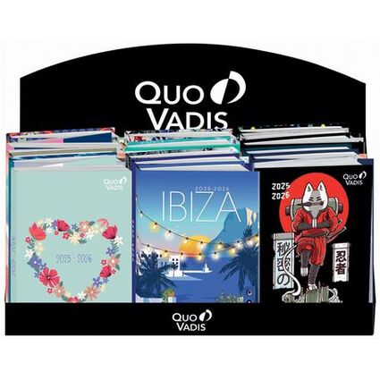 QUO VADIS Prsentoir TEXTAGENDA Fantaisie 2025/26, 18 pices