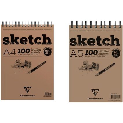 Clairefontaine Skizzenblock SKETCH, DIN A3, 100 Blatt
