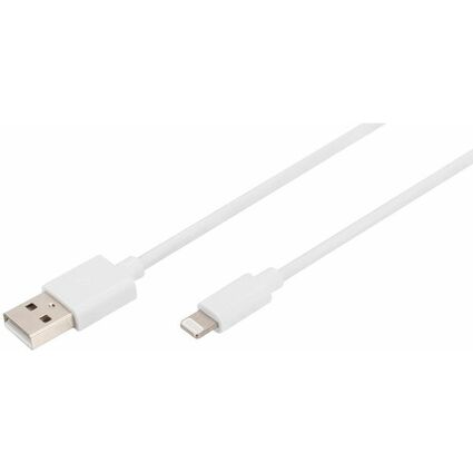 DIGITUS Daten- & Ladekabel, Apple Lightning - USB-A, 1,0 m