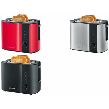 SEVERIN 2-Scheiben-Toaster AT 9552, 800 W, schwarz-matt