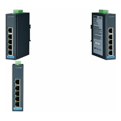 ADVANTECH Unmanaged Industrial Ethernet Switch, 5 Port