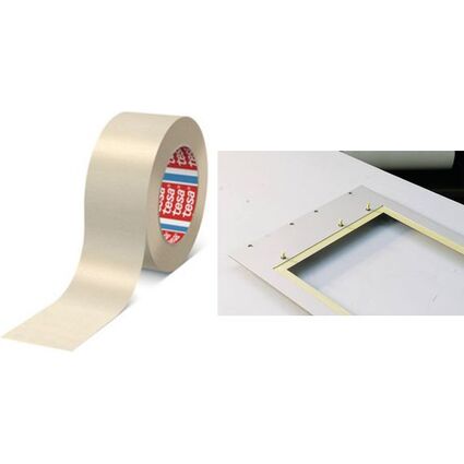 tesa Maler Krepp 4317 Papierabdeckband, 25 mm x 50 m