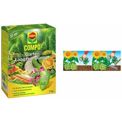 Compo Garten Langzeit Dunger 2 Kg 21571 Bei Www Officeb2b Ch