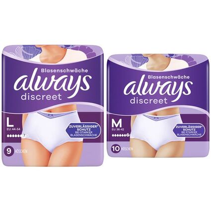 always discreet Inkontinenz-Hschen Pants Plus, Gre: L