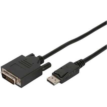 DIGITUS Adapterkabel, DisplayPort - DVI-D, 2,0 m, schwarz