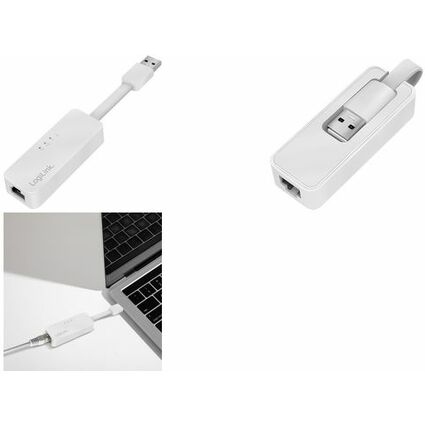LogiLink USB 2.0 auf RJ45 Fast Ethernet Adapter, wei
