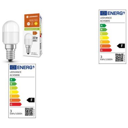 LEDVANCE LED-Lampe SPECIAL T26, 2,3 Watt, E14, matt