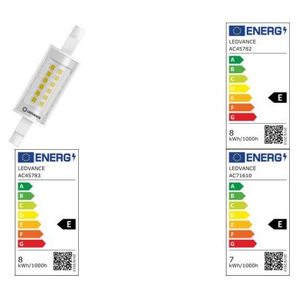 LEDVANCE LED-Lampe LINE, 7,3 Watt, R7s (827)