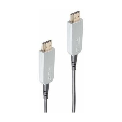 shiverpeaks BASIC-S AOC-HDMI Kabel, 4K, schwarz/silber, 10 m