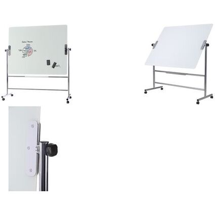 Bi Office Glas Magnettafel Mobil Drehbar 1 500 X 1 200 Mm