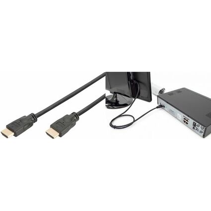 DIGITUS Anschlusskabel High Speed, HDMI-A HDMI-A, 2,0 m