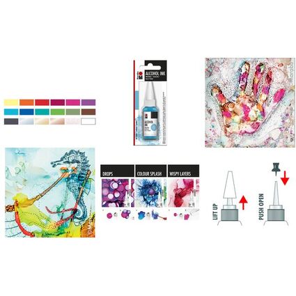 Marabu permanente Tinte Alcohol Ink, zitron, 20 ml