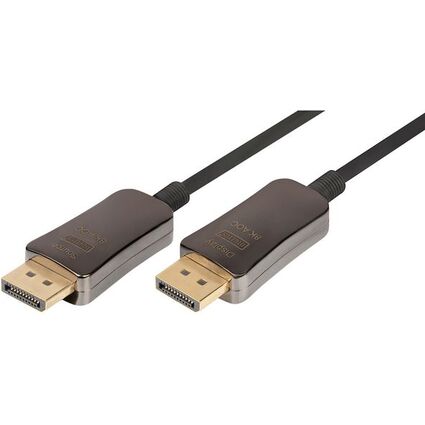 DIGITUS DisplayPort AOC Hybrid Glasfaserkabel, UHD 8K, 10 m