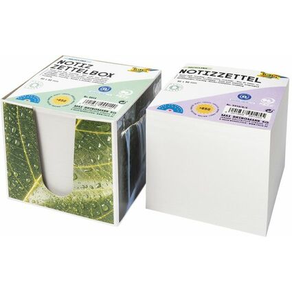 folia Zettelbox "Recycling", 95 x 95 x 90 mm