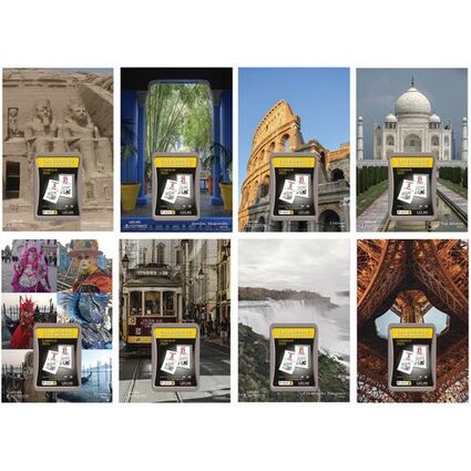 LECAS Calendrier éphéméride mural World, bloc comique, 2024 100900015