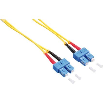 LogiLink LWL Patchkabel, SC-Duplex - SC-Duplex, OS2, 5,0 m