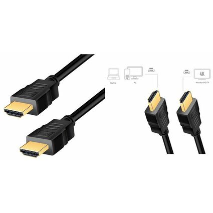 LogiLink HDMI Kabel 2.0, A-Stecker - A-Stecker, 2,0 m