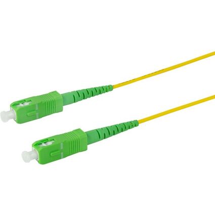 LogiLink LWL Patchkabel, 2x SC-Simplex, OS2, 20 m, gelb