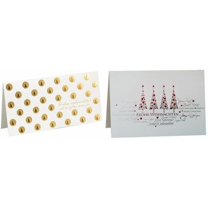 RMERTURM Weihnachtskarte "Goldene Baumkugel"