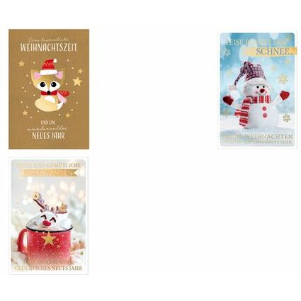 SUSY CARD Weihnachtskarte "Tasse mit Marshmallow"