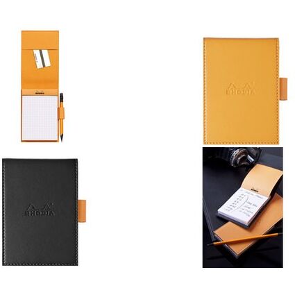 RHODIA Notizblock No. 13, 115 x 158 mm, liniert, orange