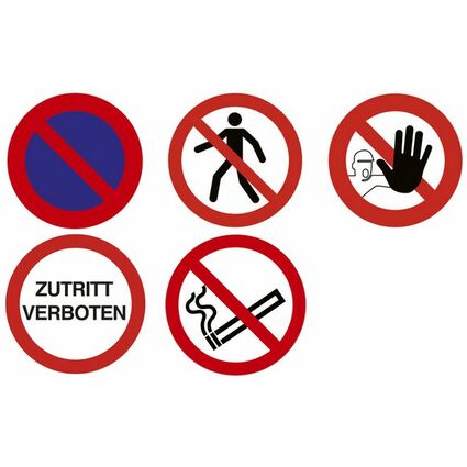 EXACOMPTA Hinweisschild "Rauchen verboten", rot/wei