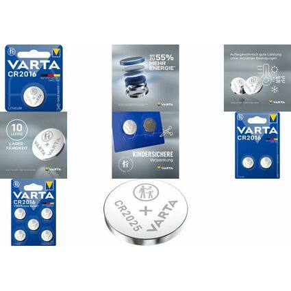 VARTA Lithium Knopfzelle "Electronics", CR1616, 3 Volt