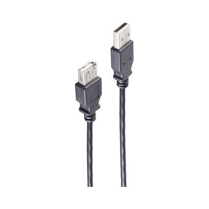 shiverpeaks BASIC-S USB 2.0 Verlngerungskabel, 3,0 m