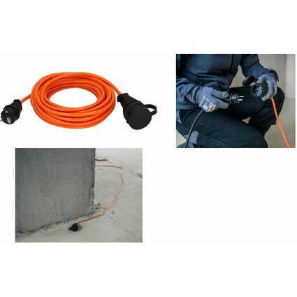 brennenstuhl Verlngerungskabel BREMAXX, IP44, 20 m, orange