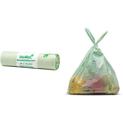 bioMAT Bio-Abfallbeutel, 10 Liter, grn