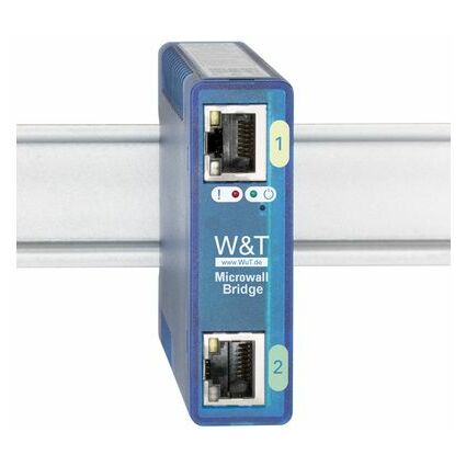 W&T Microwall Bridge, IP20, Kunststoff-Gehuse, blau