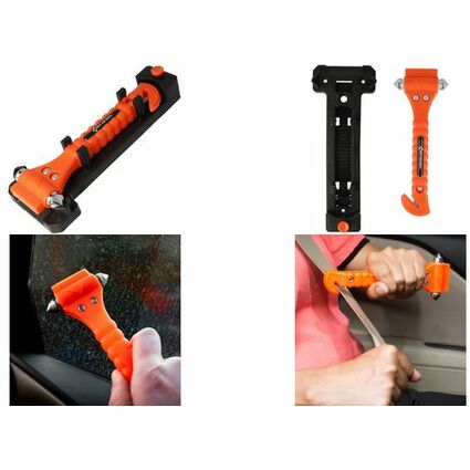 FIRST AID ONLY 2-in-1 Notfallhammer, orange, 2er Pack