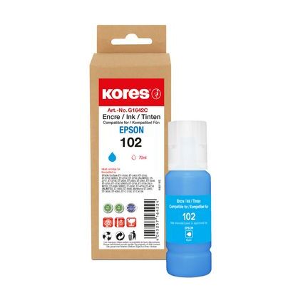 Kores Tintenflasche G1644BK ersetzt EPSON 106, schwarz